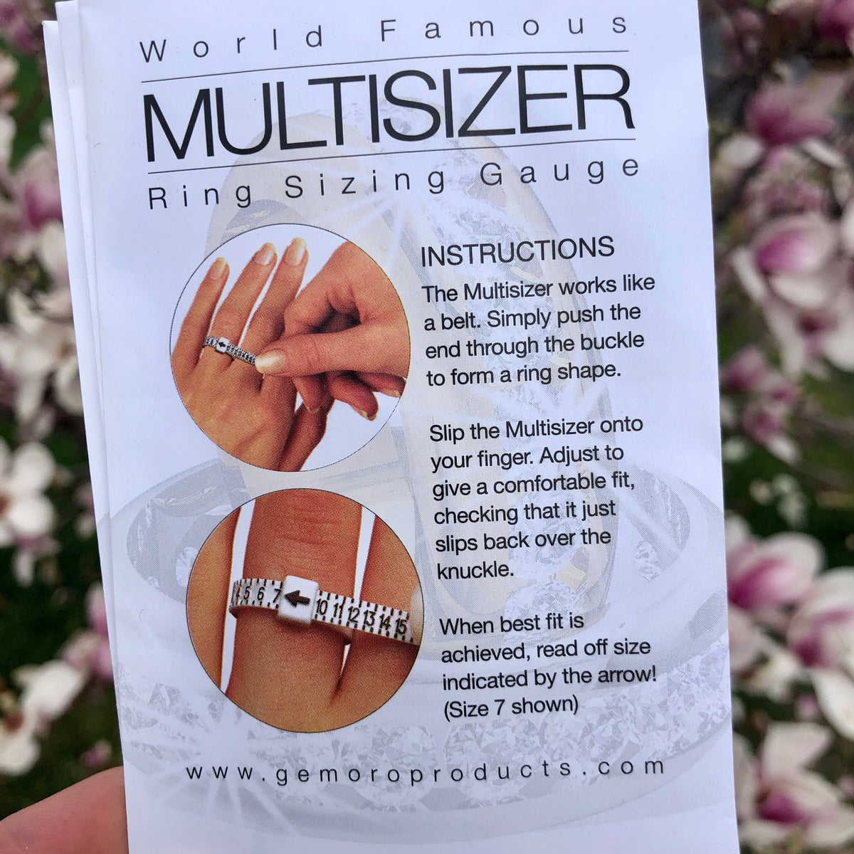 Ring Sizer – Mountainside Studio