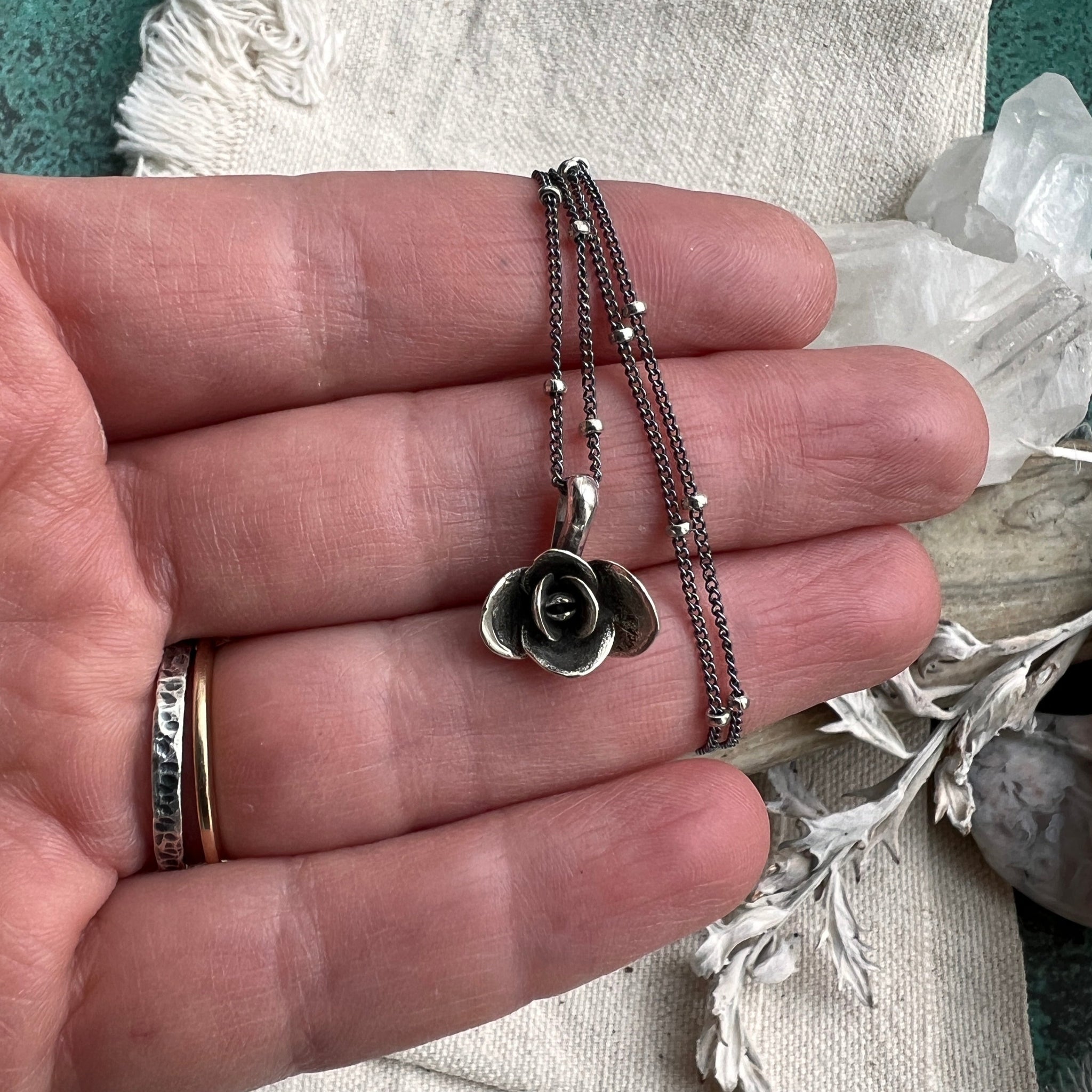 succulent pendant Succulent Necklace – Mountainside Studio