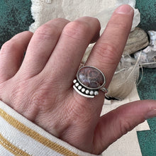 Fossilized Coral Ring Sz 8.5