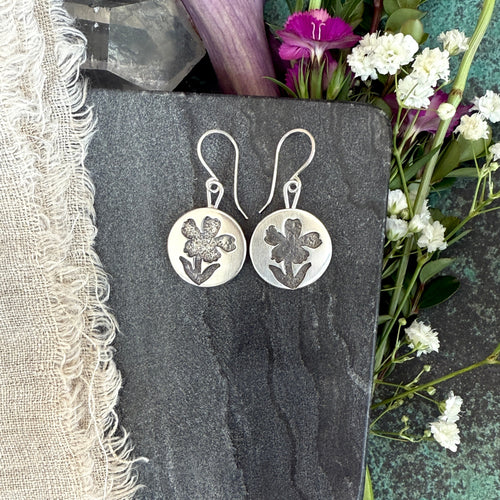 Evening Snow Earrings