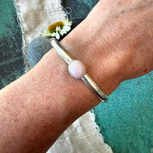 Midweight Pink Opal Cuff Bracelet