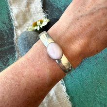 Pink Opal Guardian Cuff Bracelet