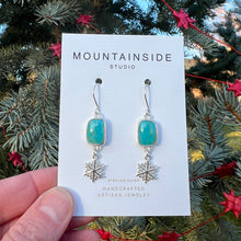 Turquoise Snowfall Earrings