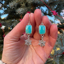 Turquoise Snowfall Earrings