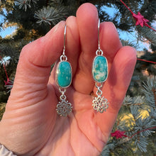 Turquoise Snowfall Earrings