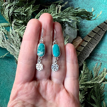 Turquoise Snowfall Earrings