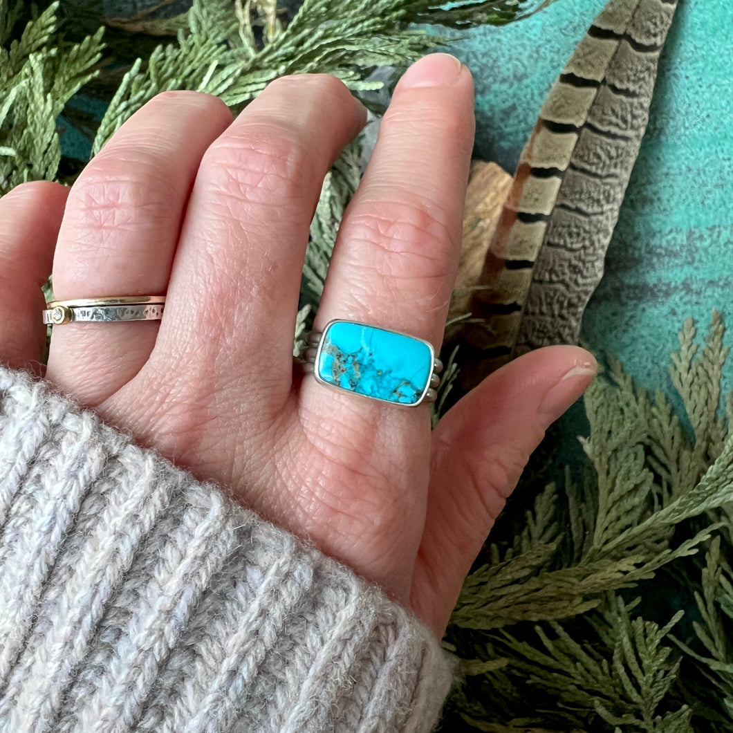 Blue Horizon Ring, sz 8.25