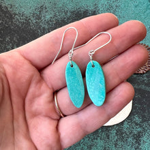 Turquoise Slice Earrings