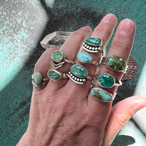 Emerald Valley Ring Sz 8