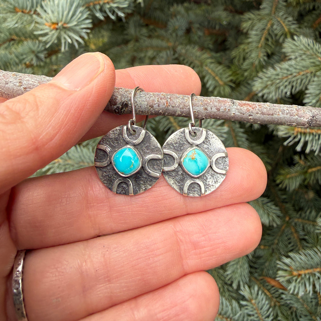 Turquoise Protection Earrings