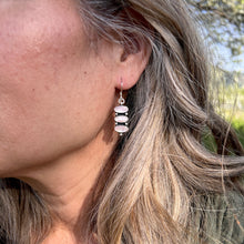 Pink Mother of Pearl Cay Earrings