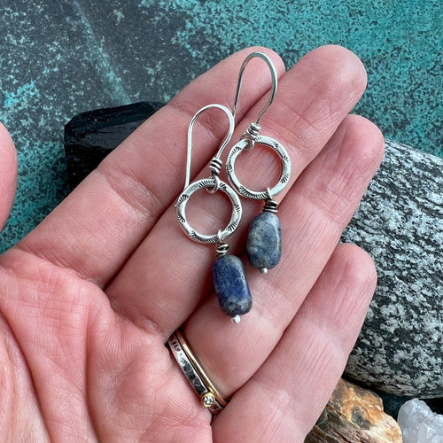 Silver & Stones Earrings