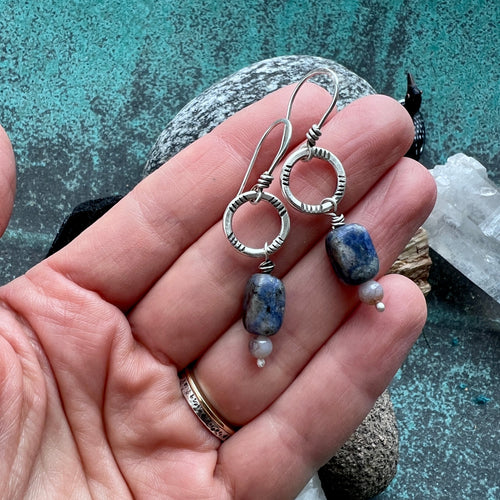 Silver & Stones Earrings